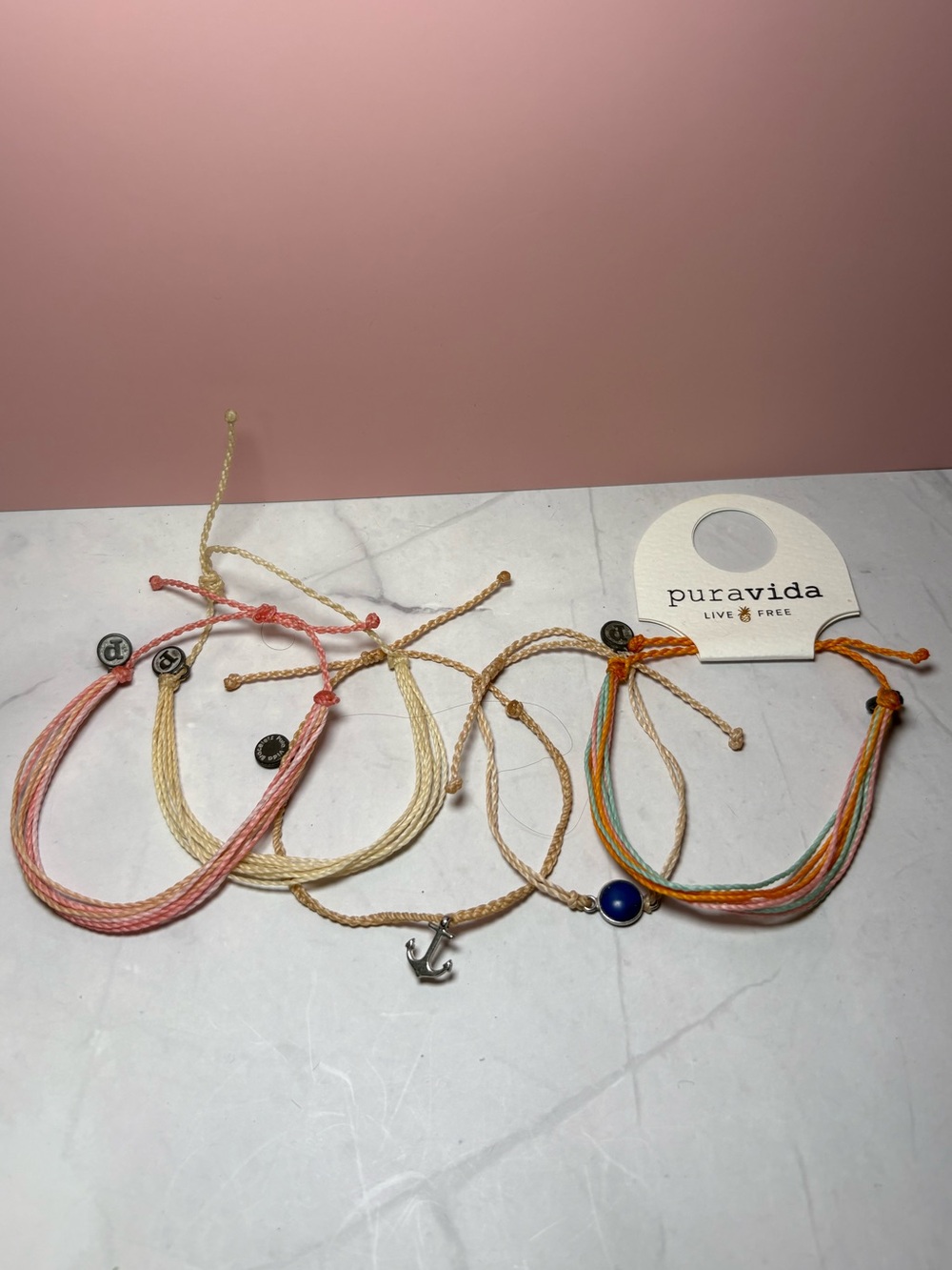 🩵 Pura Vida Bracelets Set of 5